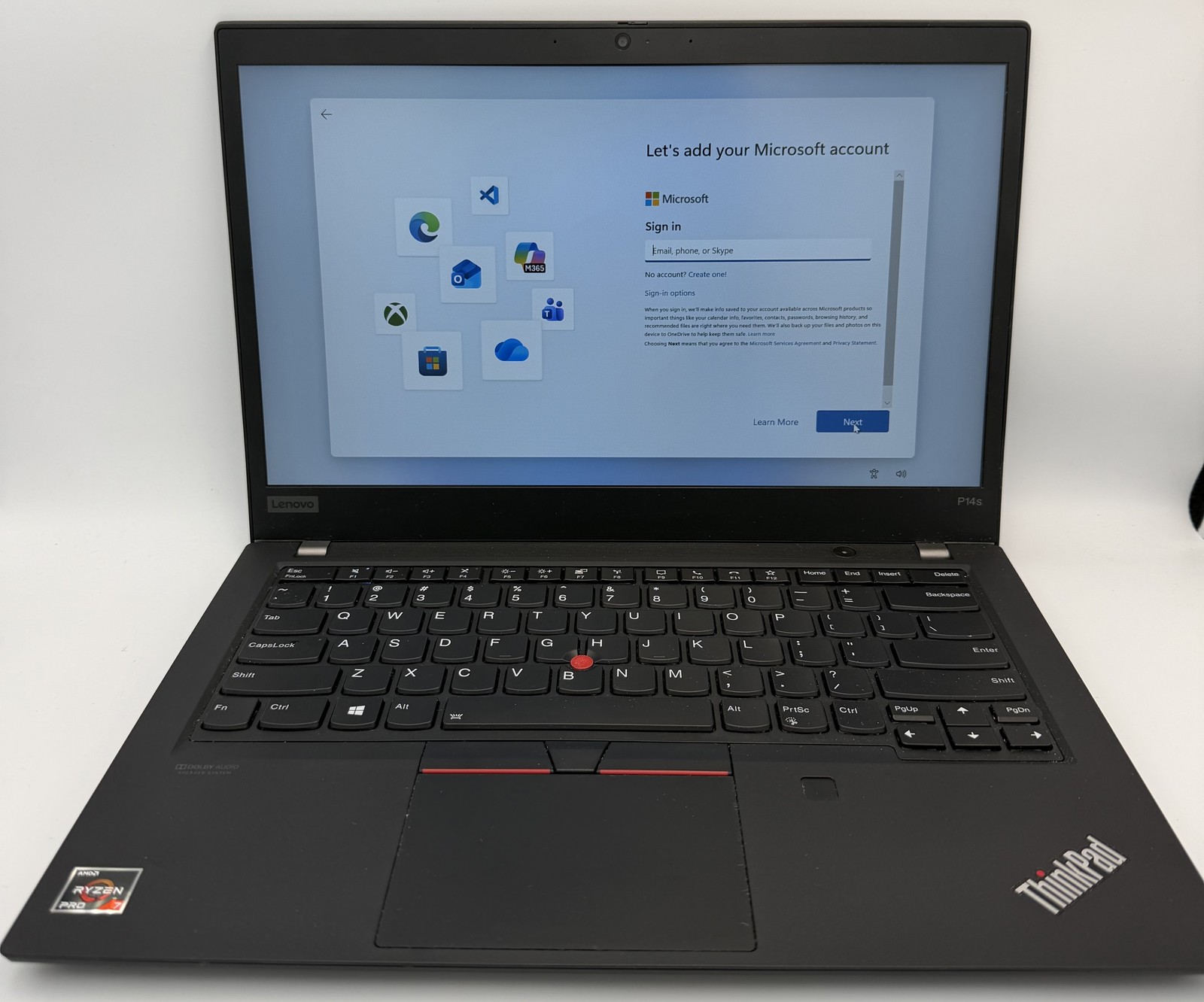 Lenovo ThinkPad P14s Gen 1 (2020) AMD Risen 7 PRO 4750U with Radeon Graphics 1TB