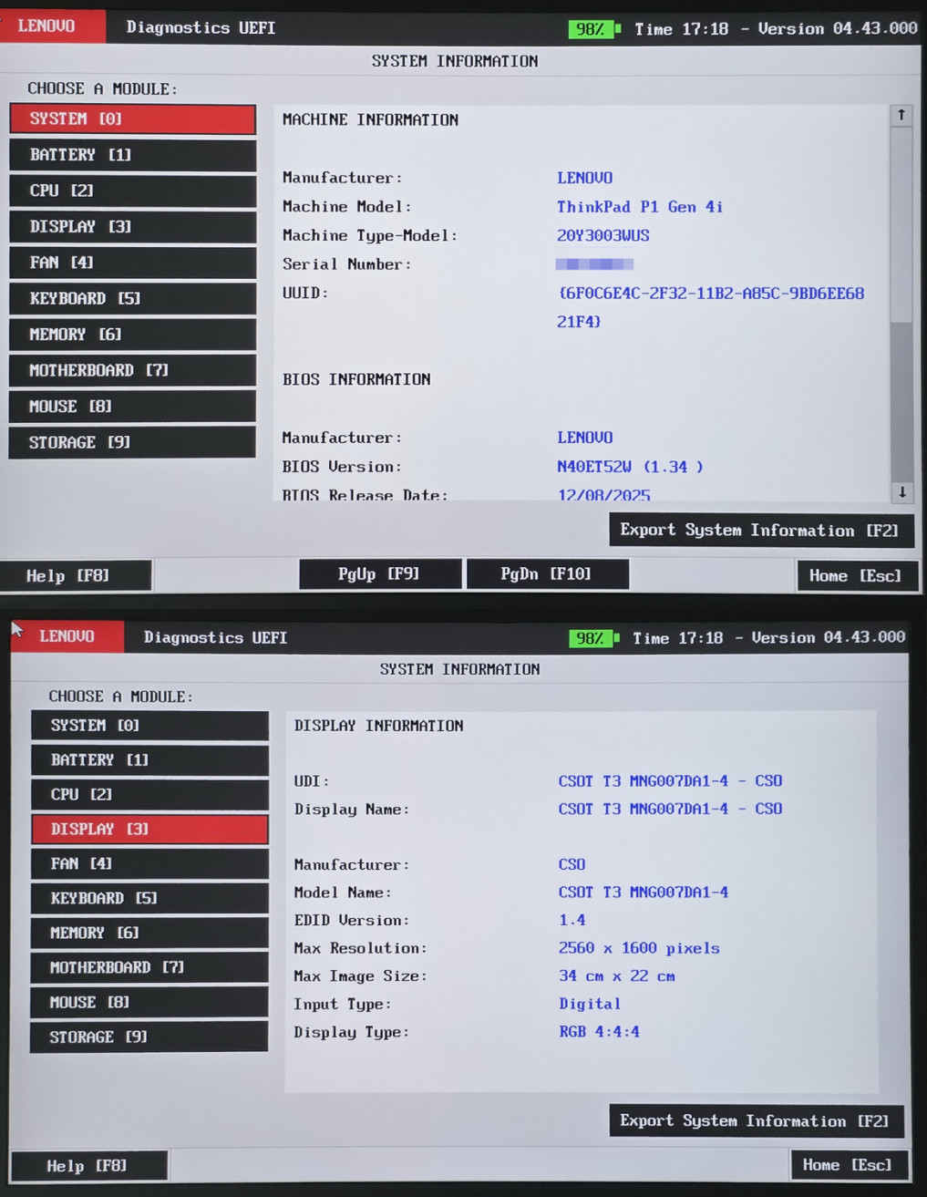 Lenovo ThinkPad P1 Gen 4 i7-11800H 16 2560×1600 16GB 512GB SSD NVIDIA RTX A2000