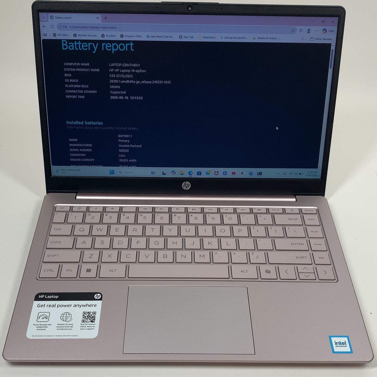 HP Stream 14-EP2011WM N150 800 8GB RAM 128GB