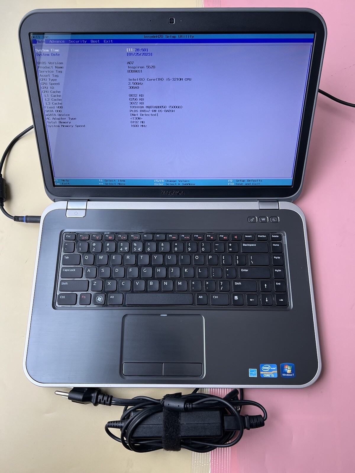 Dell Inspiron 5520 15.6″ Intel Core i5-3210M 8GB RAM 500GB HDD WEBCAM HDMI