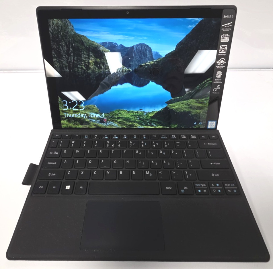 Acer Switch 5| Intel Core i3-7130U| 4GB RAM| 128GB SSD| Win 10 Pro| Keyboard