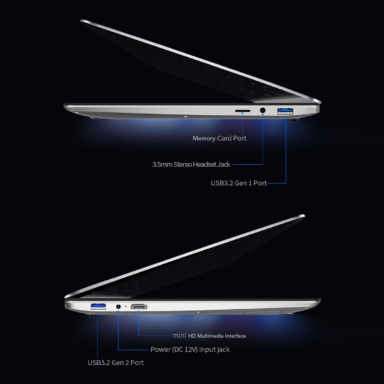 14.1 Inch FHD Laptop For 11 N5105 Processor Ultra Thin Lightweight Mini JLSP
