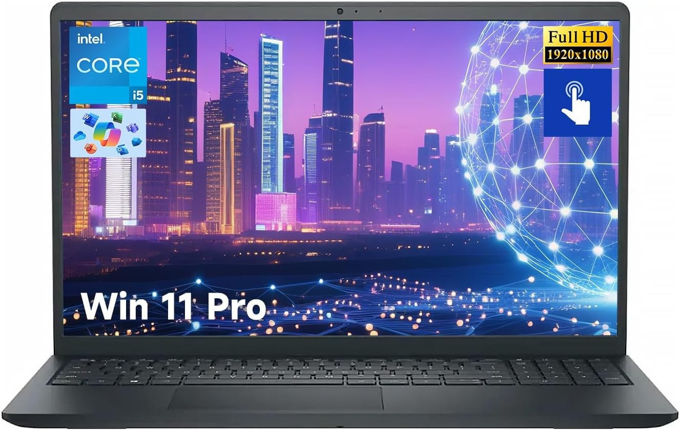 Dell Inspiron 15 Touch Screen Laptop Intel Core i5-1334U 8GB RAM 512 GB PCIe SSD