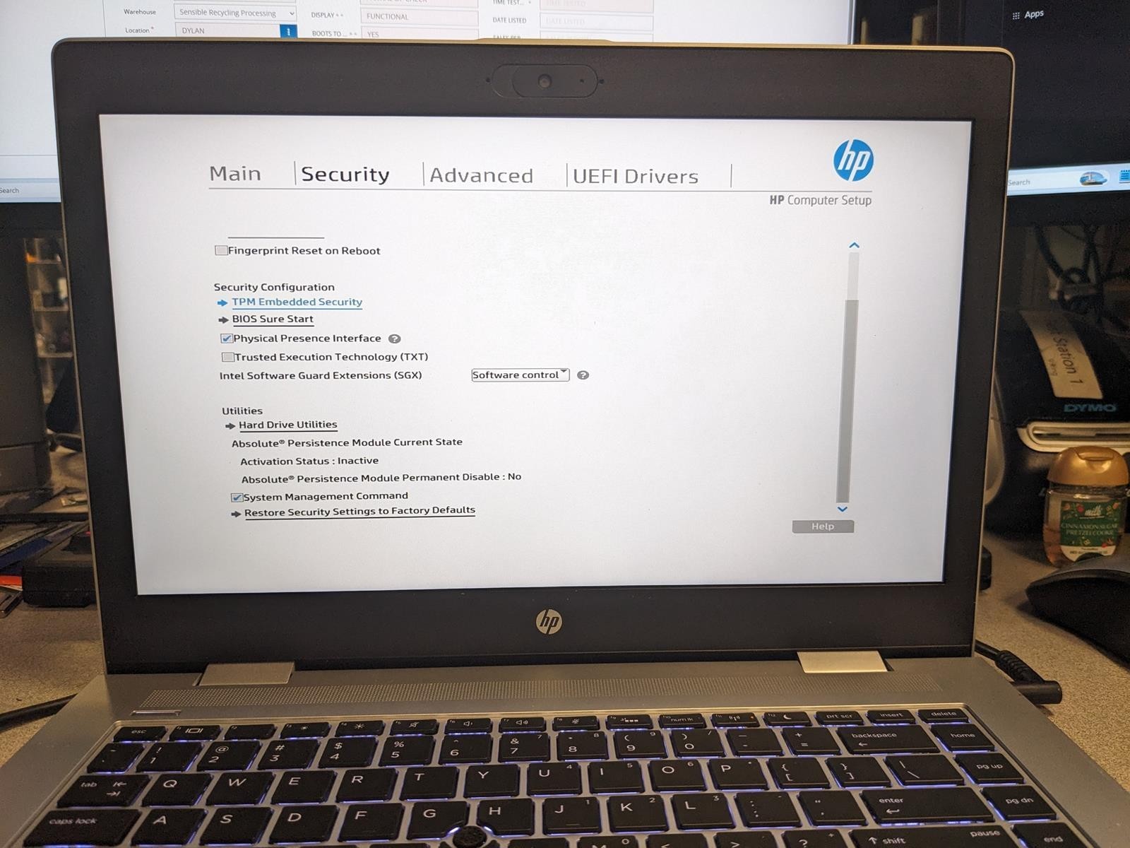 HP PROBOOK 640 G4 i5-8350U @ 1.70GHz, 8GB RAM, NO HDD/OS