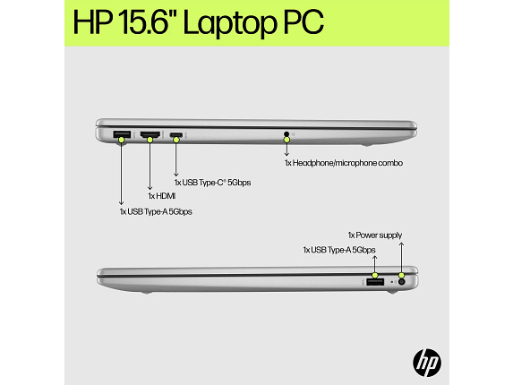 HP Essential Laptop Computer 15.6″ FHD Intel Core Ultra 5 12 GB memory;256 GB