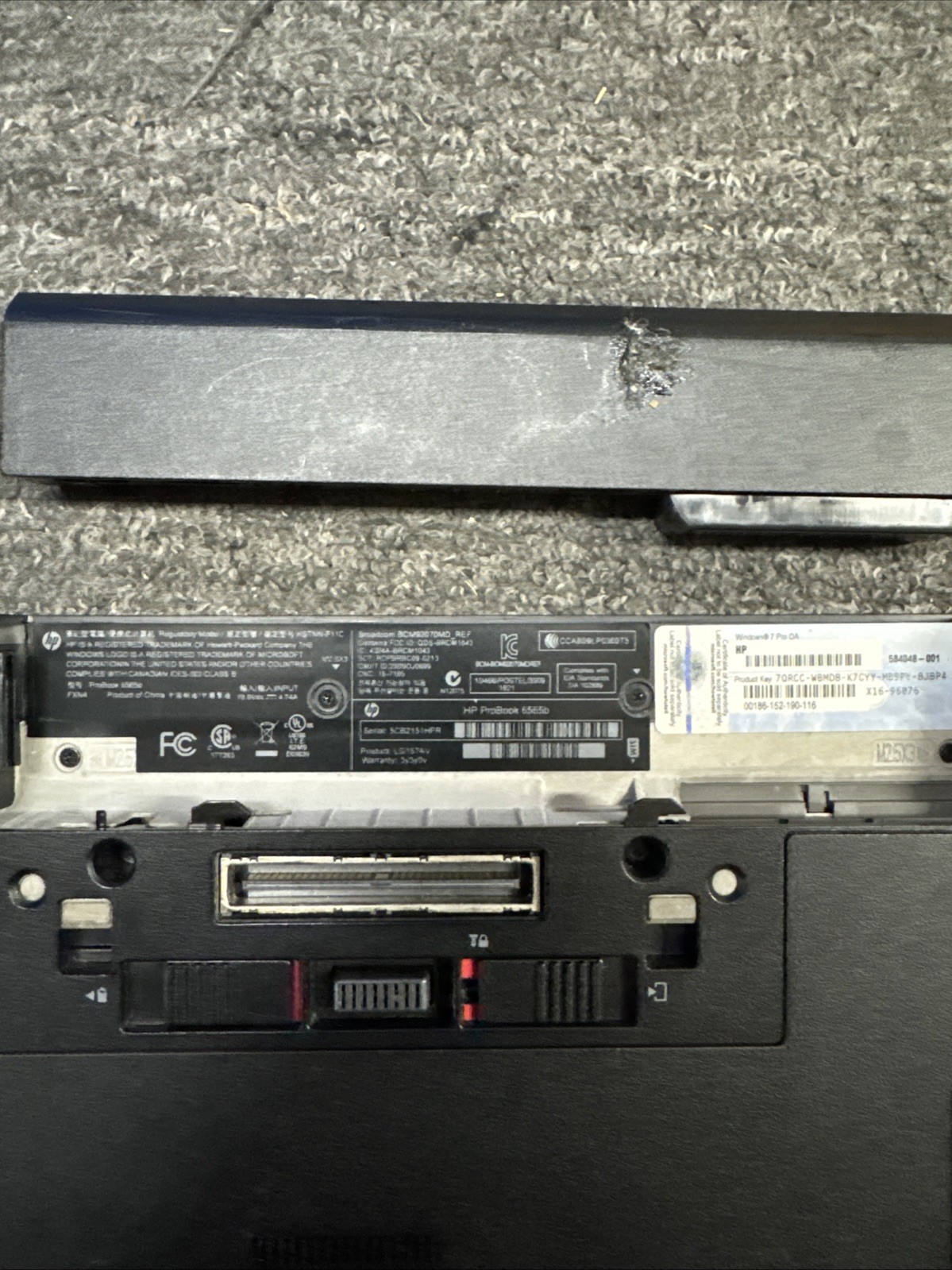 Hp ProBook 6565b Laptop Parts Untested Only