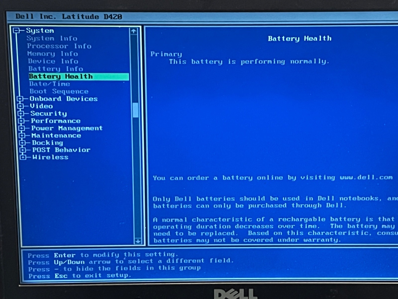 DELL LATITUDE D420 INTEL CORE DUO 1.2GHz 1.5GB RAM – No HDD – Battery Good