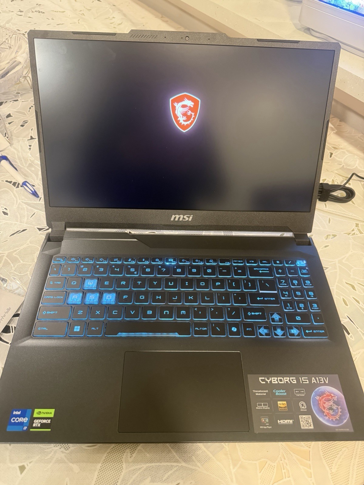 MSI Cyborg 15 A13VE Gaming Laptop i7-13620H RTX 4050 16GB 1TB SSD 144Hz READ