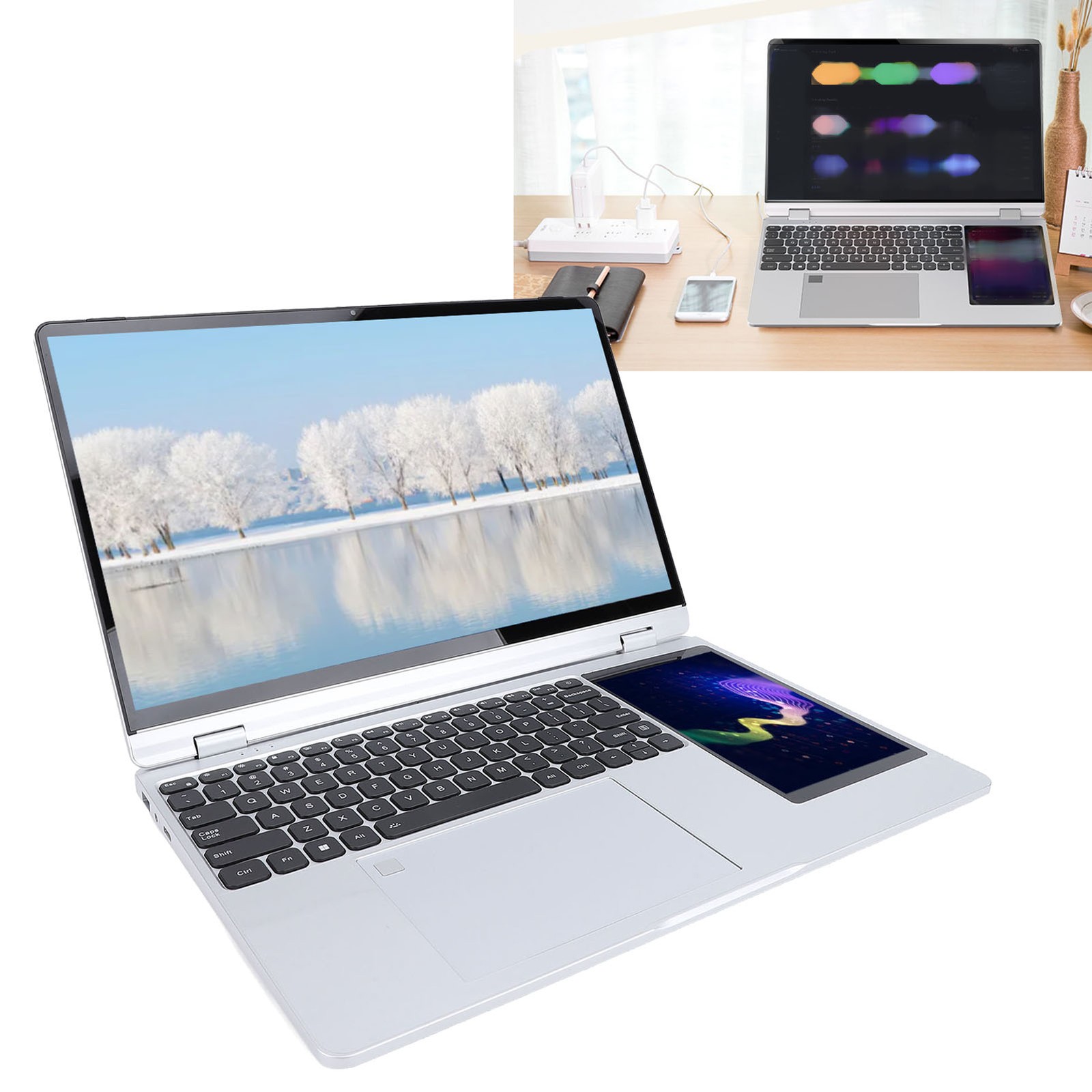 15.6 Inch Touchscreen Laptop IPS Double Screen Display 32GB RAM 1T Hard Dis SAOY