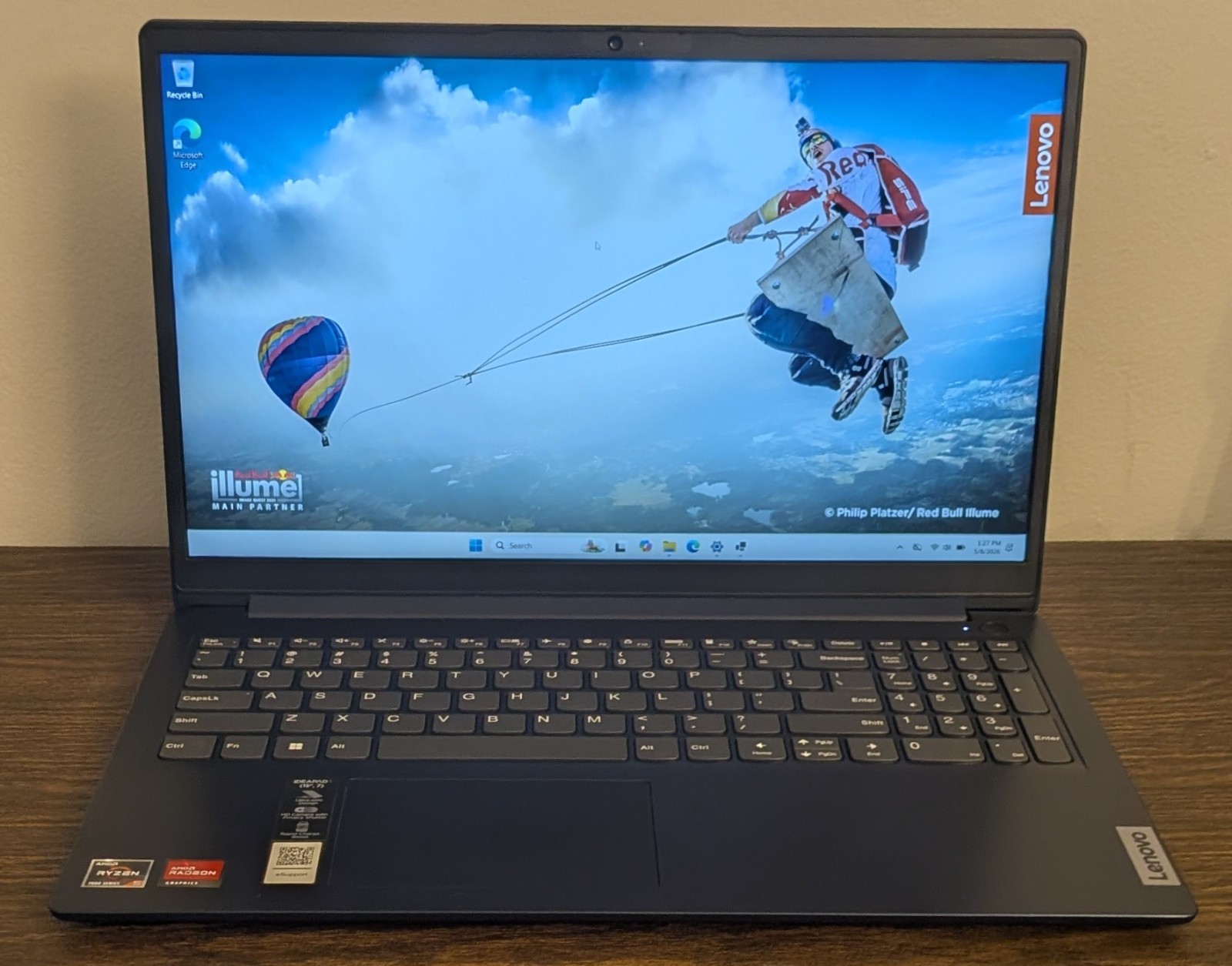 Lenovo IdeaPad 1 15.6″ FHD Touch (Ryzen 5 7520U, 8GB/256GB, Windows 11) Blue