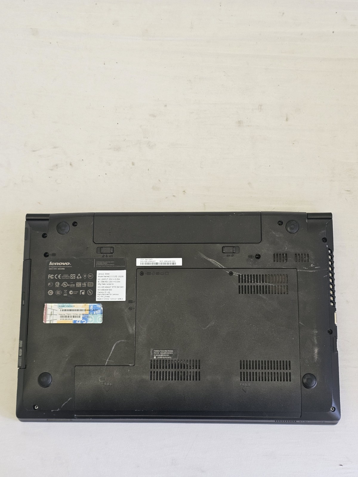 Lenovo B590 Laptop – Intel i3-3110m – 4GB RAM – 500GB HDD – Windows 10