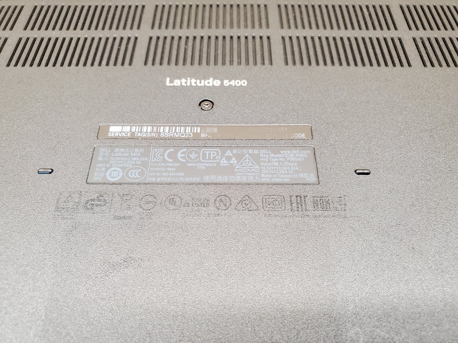 Dell Latitude 5400 i7-8665U 1.90Ghz 16GB 512GB SSD 14″ *Professionally Restored*