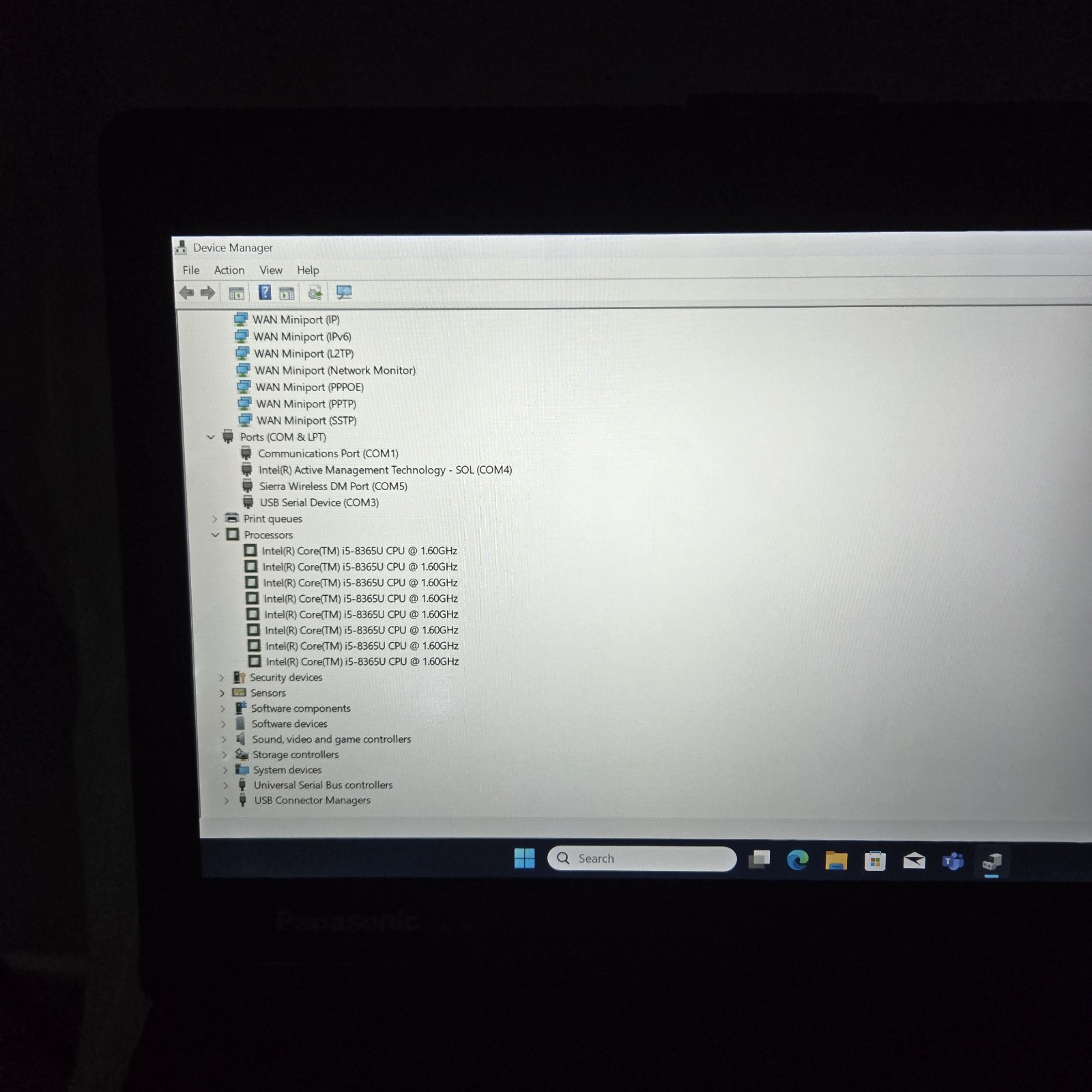 Panasonic Toughbook FZ-55 Touchscreen i5-8365u 256GB SSD 16GB RAM – 4G – GPS W11