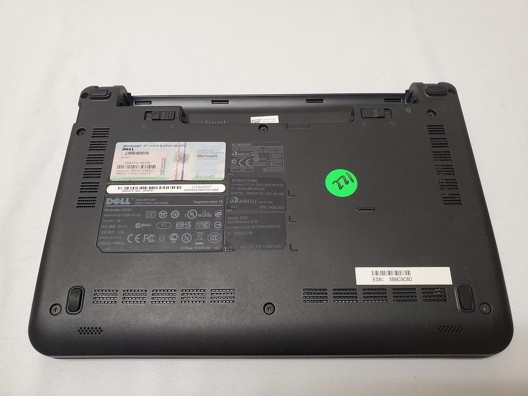 Dell Inspiron Mini 10 PP19S Netbook Atom Z520 1.33Ghz/1GB 10.1″ Laptop Computer
