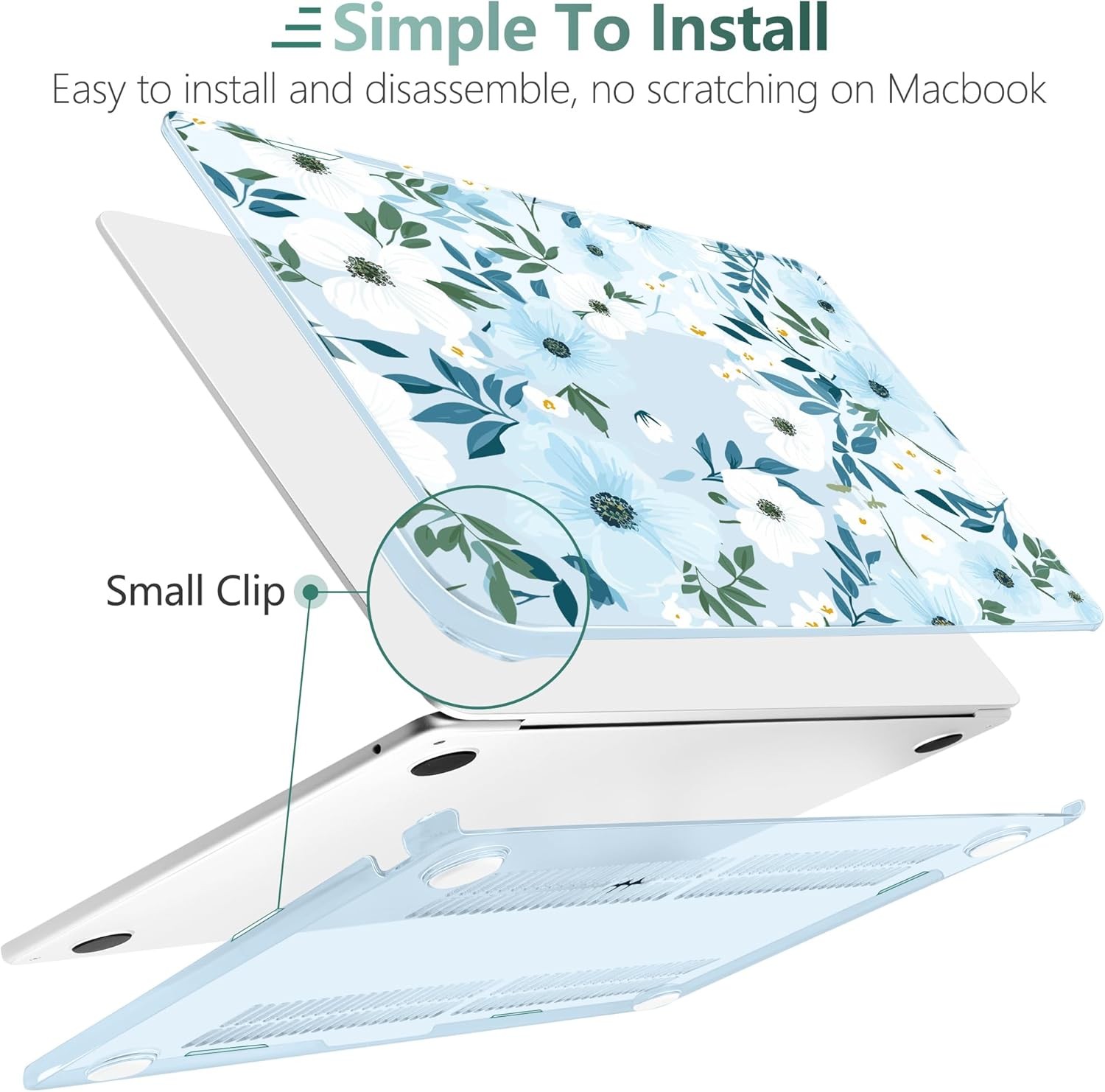 MacBook Air 13 inch Case M4 A3240 M3 A3113 M2 A2681 2025 2024 2022 Plastic Hard