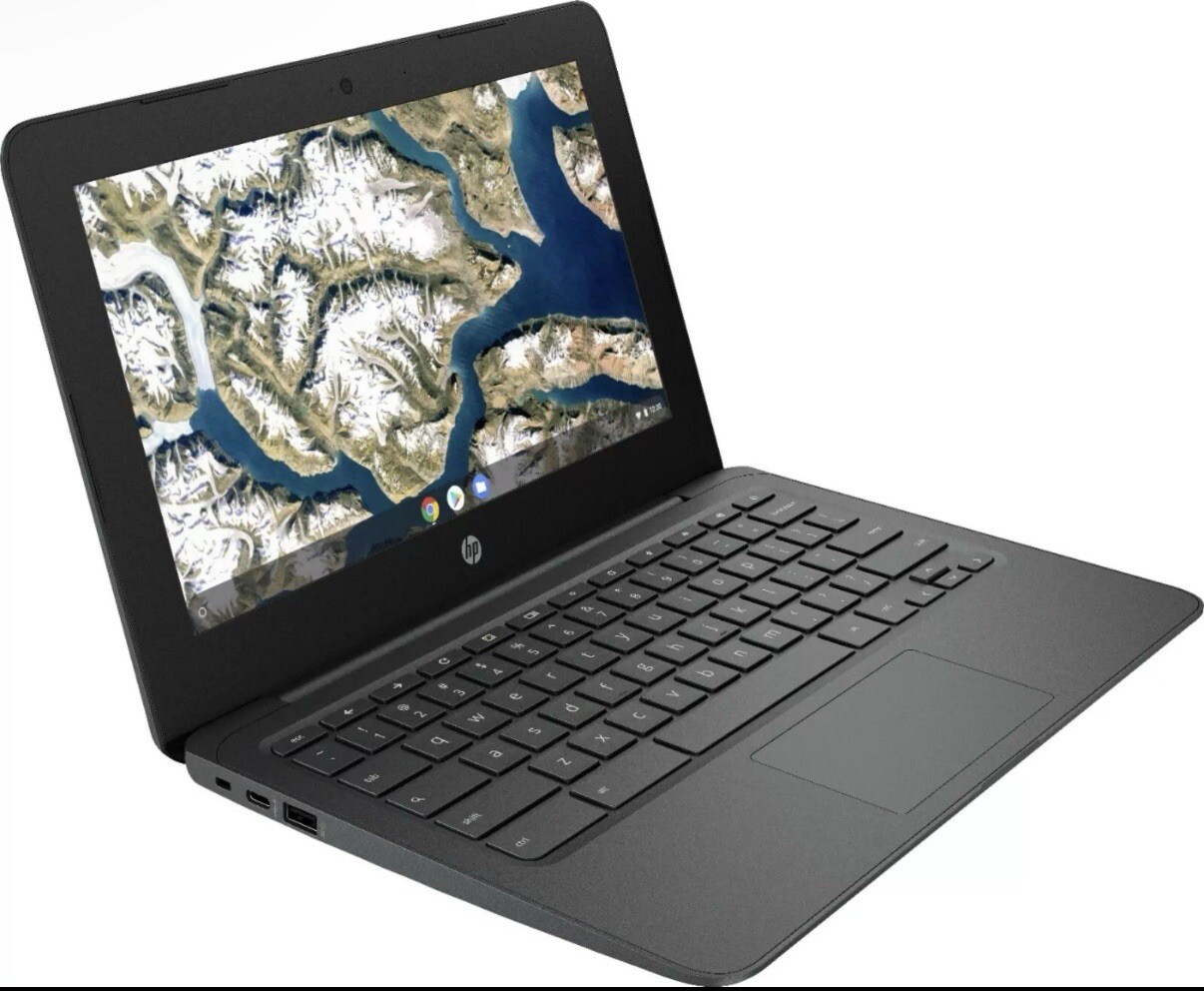 New HP Chromebook 11.6″ HD Intel Celeron N3350, 4GB RAM, 32GB eMMC, Chrome OS