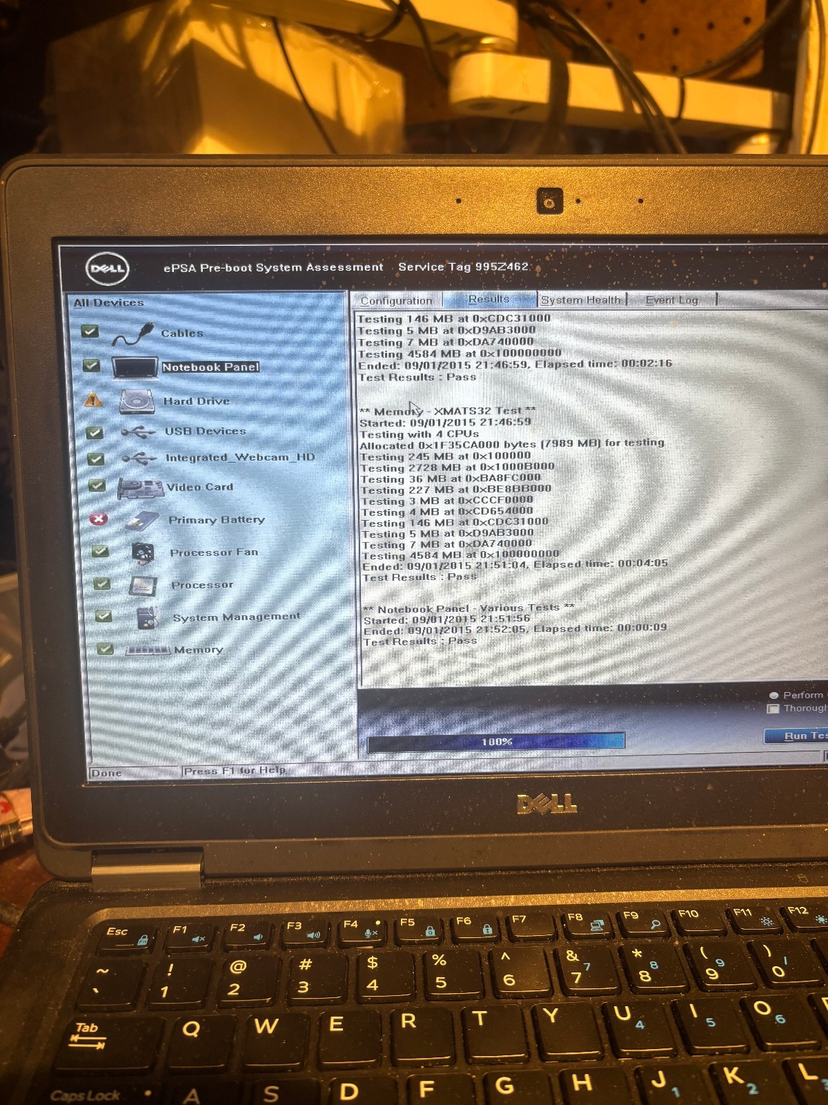 Dell Latitude Laptop 2017 E7270 Intel i5 for parts/repair no HDD or Battery