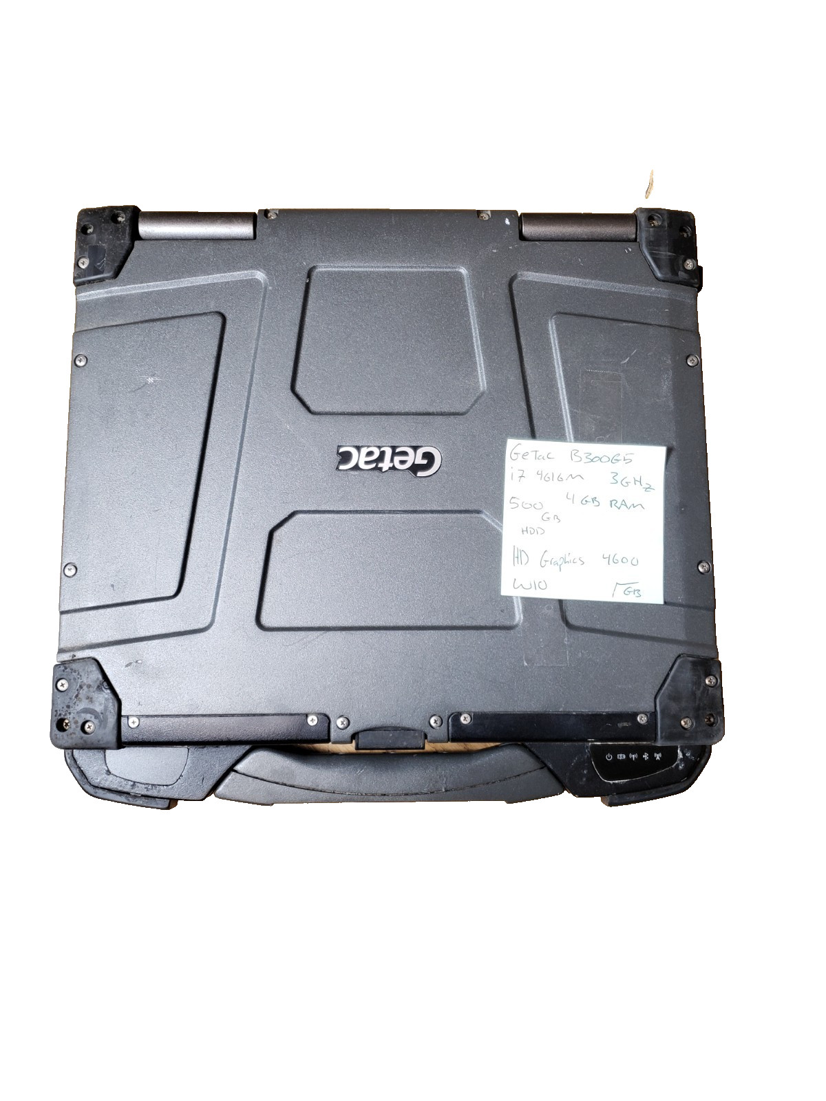 Getac B300 G5 Rugged Laptop Intel Core i7-4610M 3.0GHz 4GB Ram 500GB Windows 10