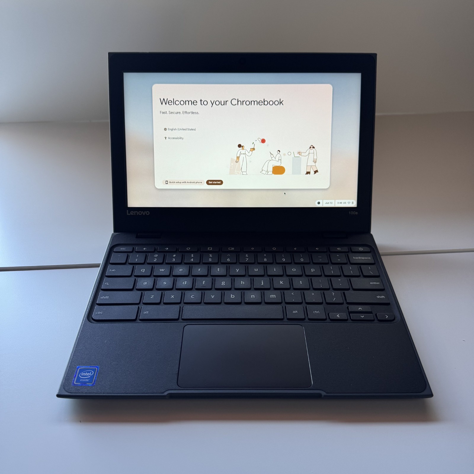 Lenovo Chromebook 100e 81ER 11.6″ Celeron N3350 4 GB RAM 16 GB eMMC with Charger