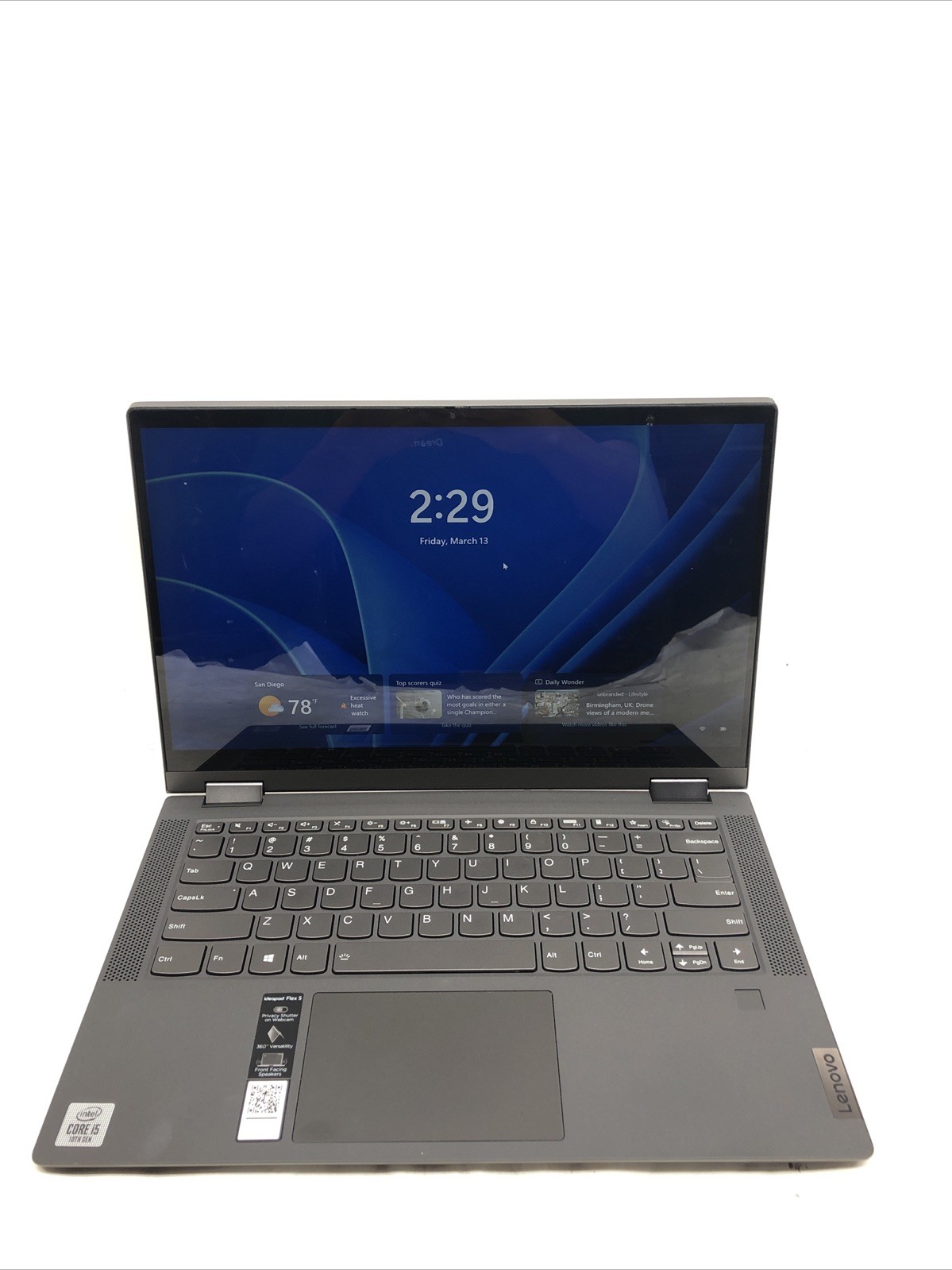 Lenovo ideapad 5, Intel Core i5-1035G1 @1.00Ghz, 8GB RAM, 512GB SSD, W11, Touch!