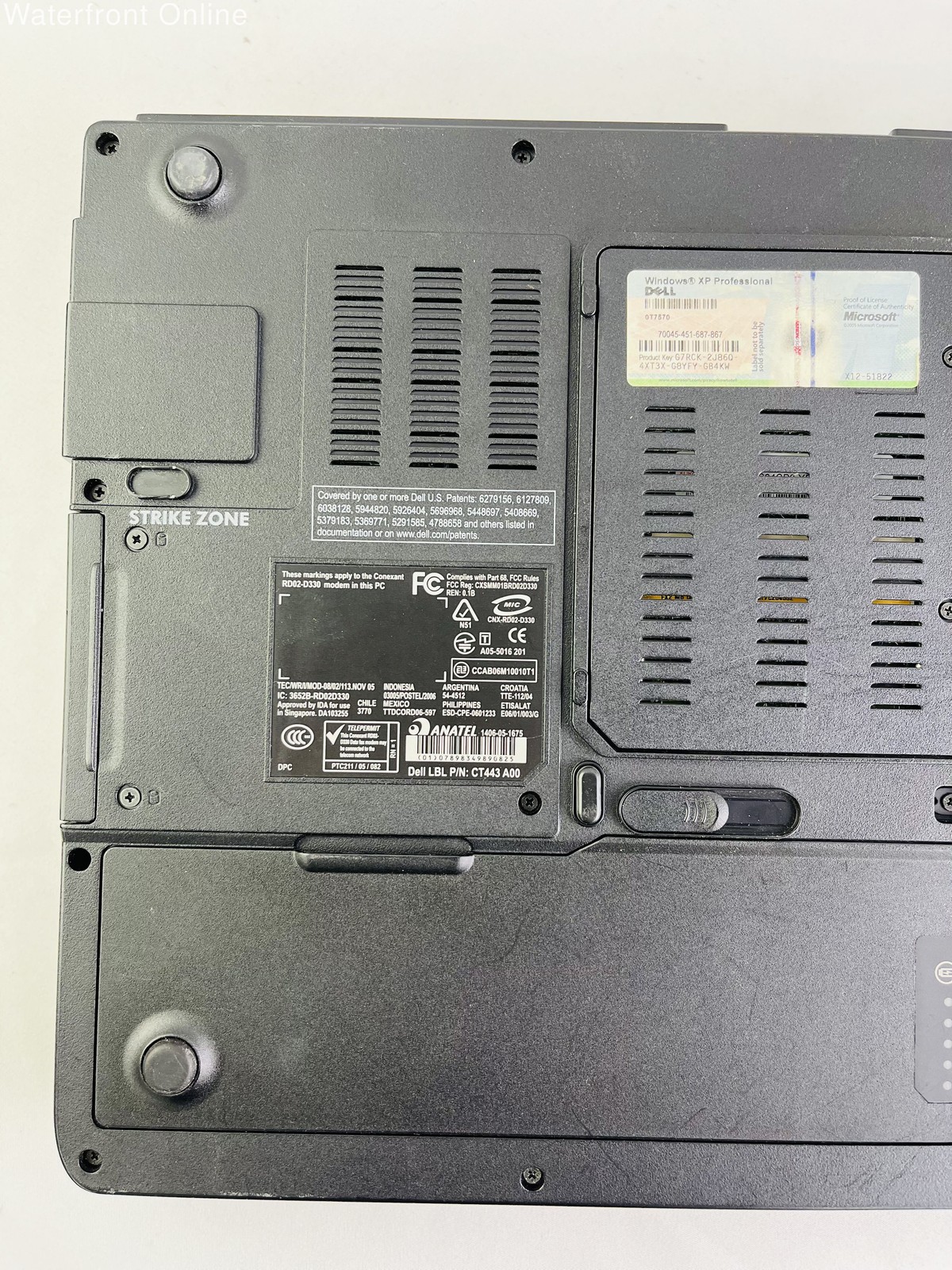 Dell Inspiron 1501 PP23LB Windows XP Pro For Parts or Repair UNTESTED No Cords