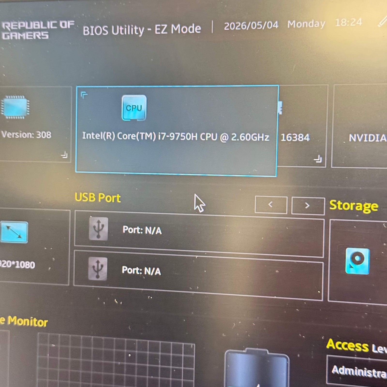 Asus ROG STRIX Laptop 15 inch i7 16GB 1TB+512GB Black GL531G