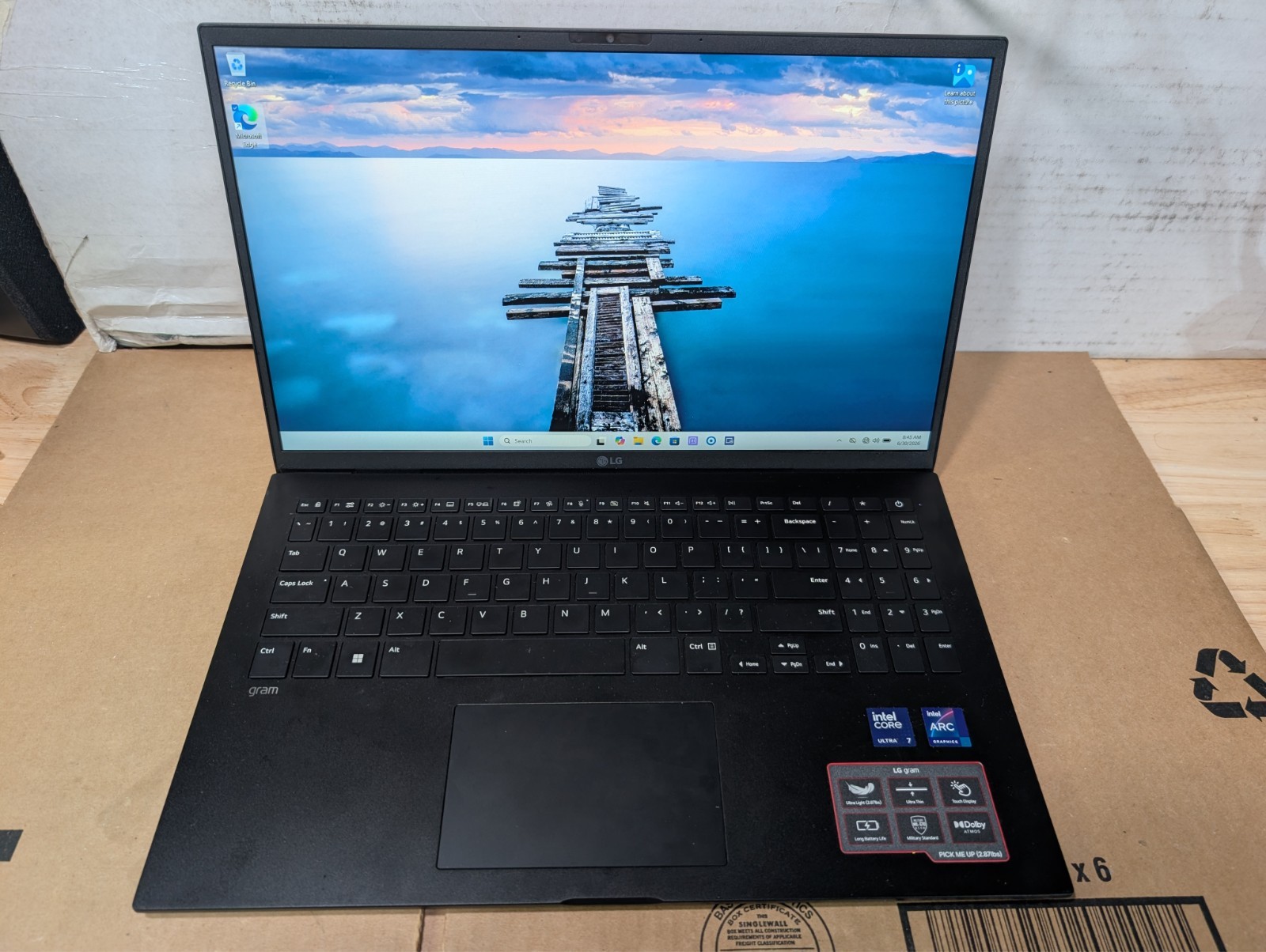 LG Gram Touchscreen | 15 | Intel Core Ultra 7 155H | 16GB RAM 1TB Free Shipping