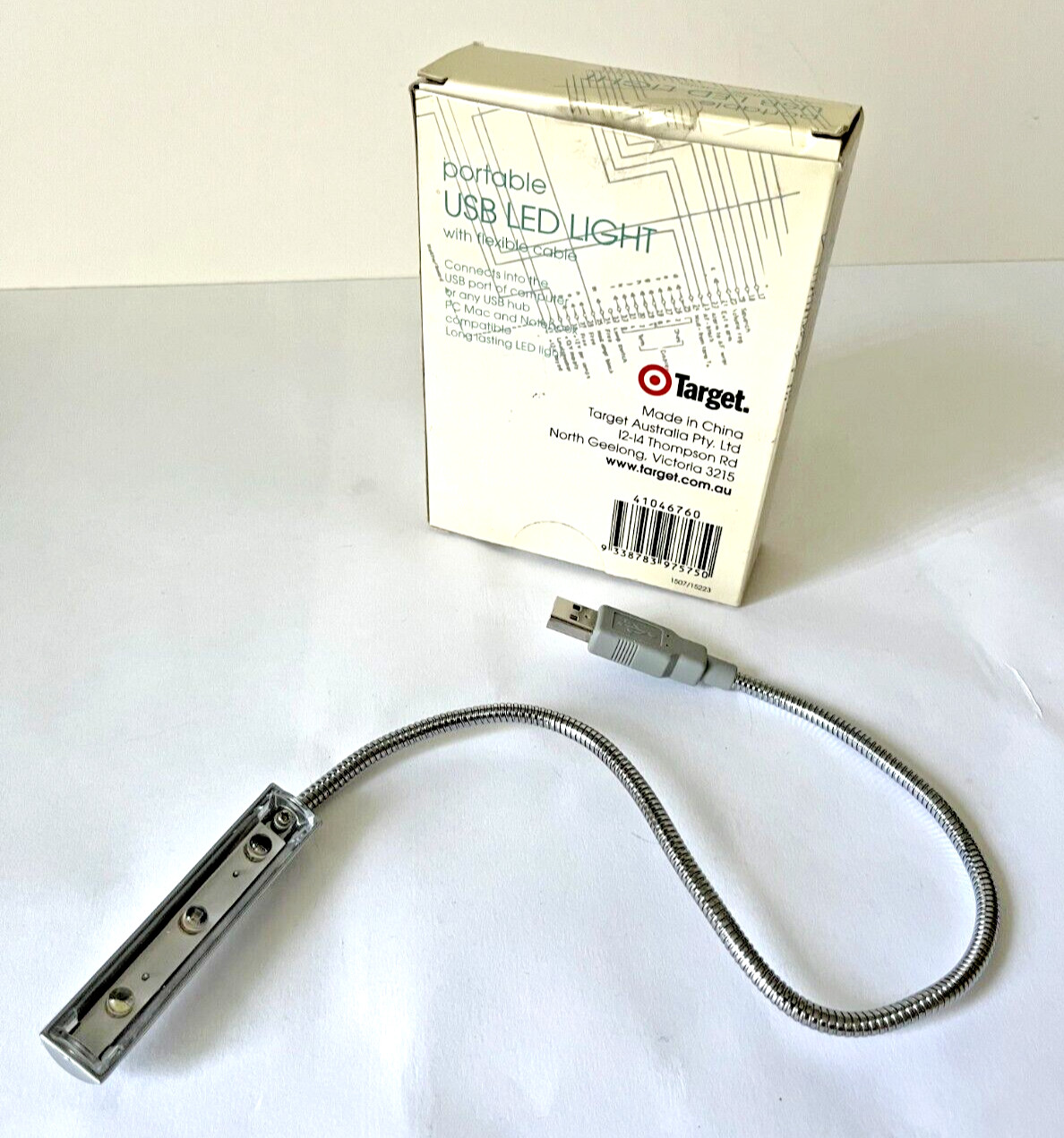 Portable USB LED Clip-On Light Flexible Cord Screen Light Unused Boxed