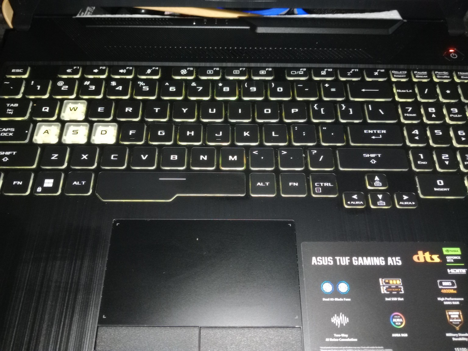 ASUS TUF A15 Gaming Laptop Ryzen 5 7535HS RTX 3050 8GB RAM 512GB SSD in BLACK