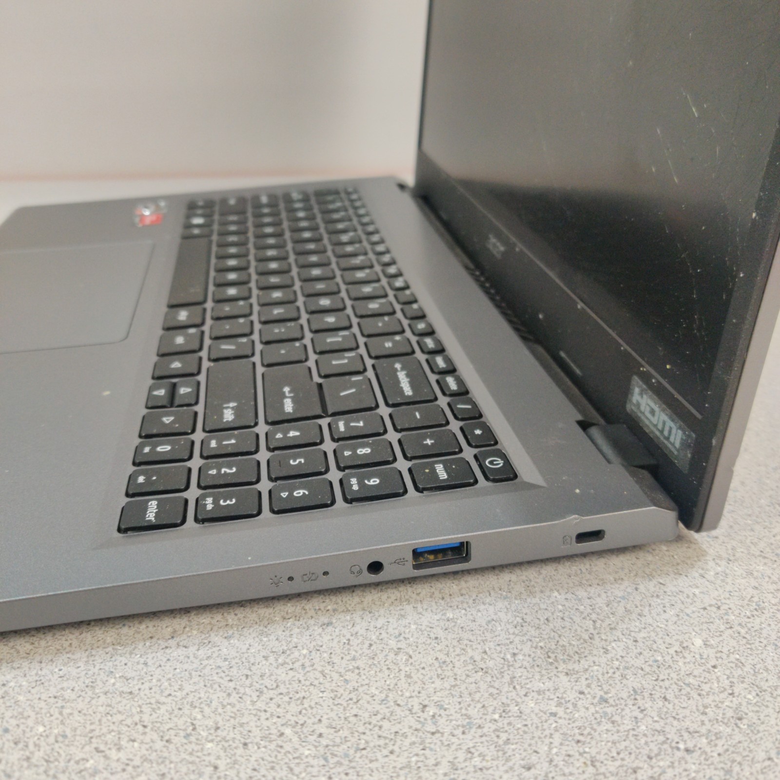 FOR PARTS Acer Extensa 15 EX215-23-R29Q 15.6″ Ryzen 3 8GB RAM DAMAGED NO BOOT