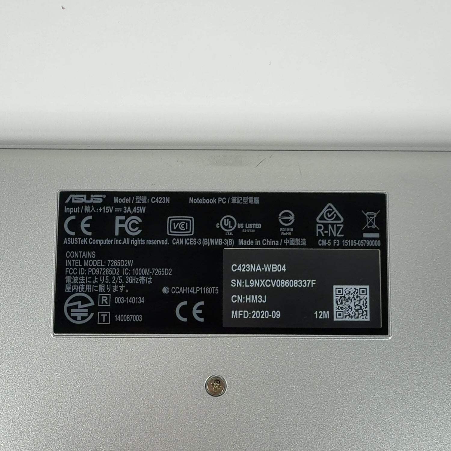 Asus Chromebook CX1 C423N 14″ Celeron N3350 1.0GHz 4GB RAM 64GB SSD