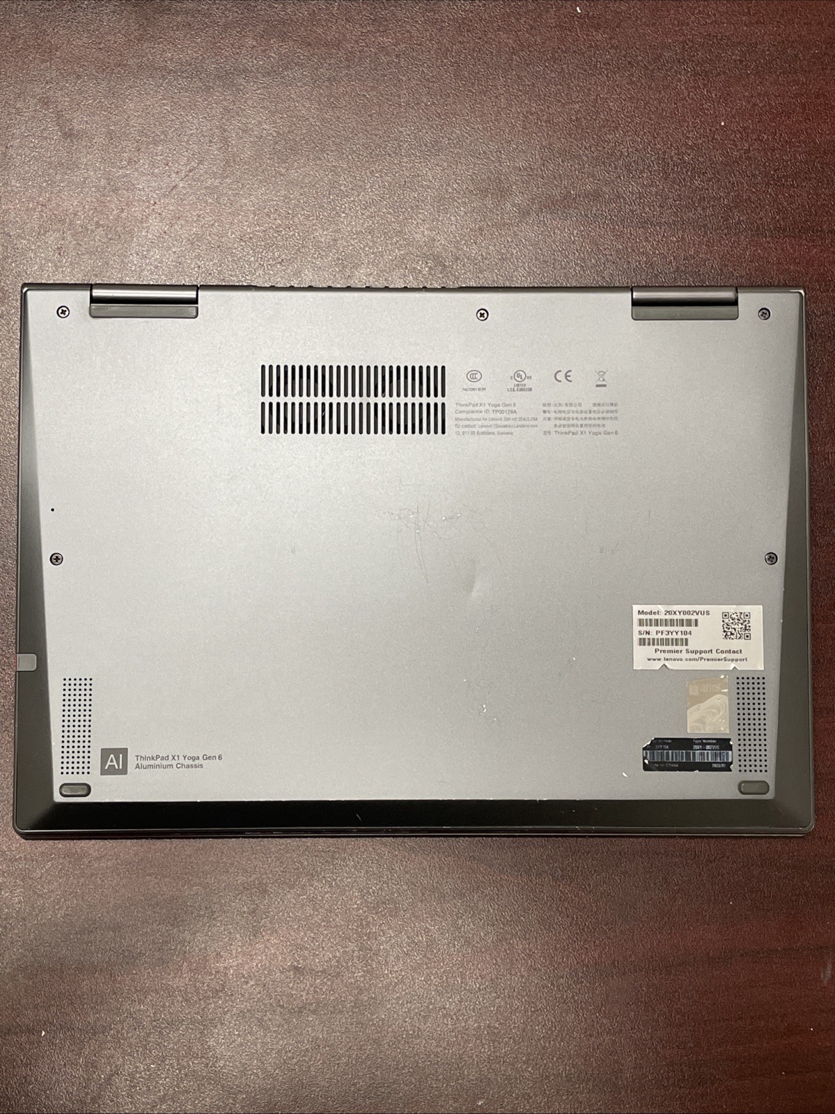 Lenovo ThinkPad X1 Yoga Gen 6 Evo i7-1185G7 16GB 256GB 4K Touch Pen Win11