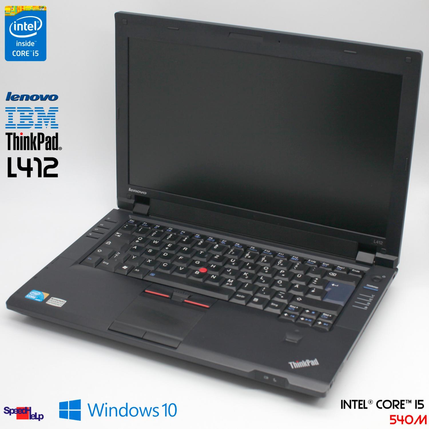 NOTEBOOK IBM LENOVO THINKPAD L412 INTEL i5 LAPTOP 50GB SSD 6GB DDR3 WINDOWS 10