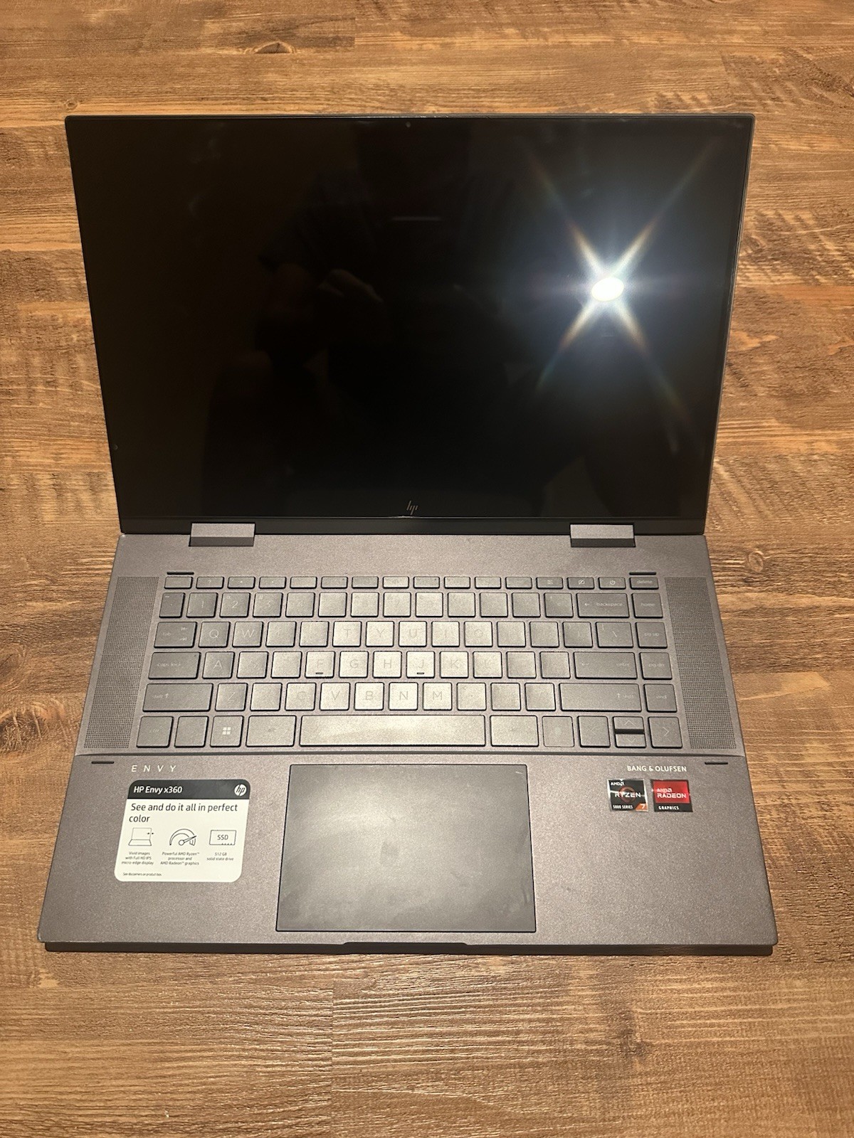 HP ENVY 15.6” 512GB SSD AMD Ryzen 7 5825U 4.5GHz 16GB RAM) 2-In-1 Tablet-Laptop