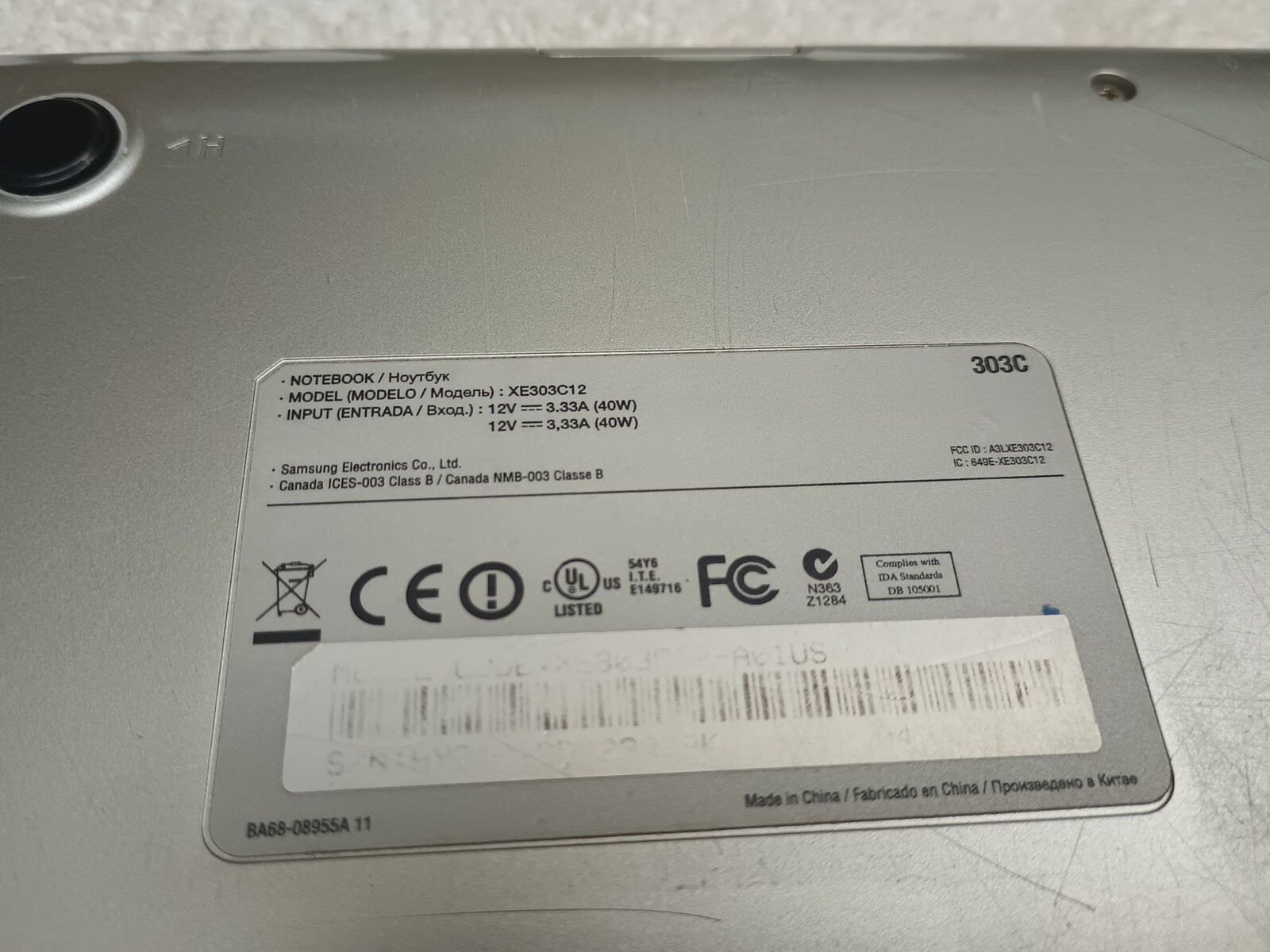 Samsung Chromebook XE303C12 Working For Parts Or Repair Works Fine ***Read***