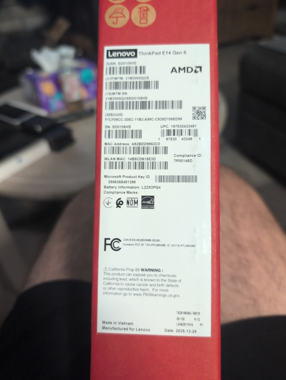 Lenovo 21M3000QUS ThinkPad E14 Gen 6 14″ Touchscreen AMD Ryzen 7