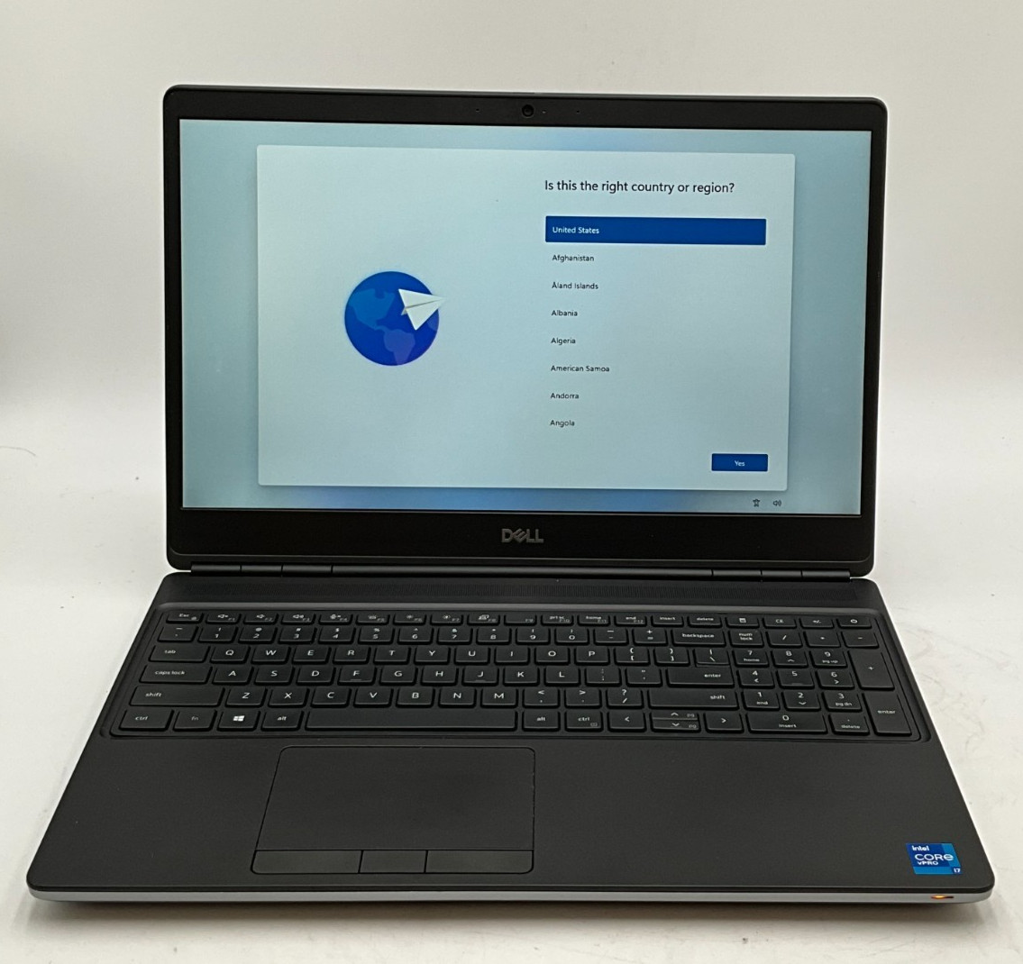 DELL Precision 7560 i7-11850H 2.50g 32GB 1TB T1200 15.6″ WIN11 Laptop 9L941J3