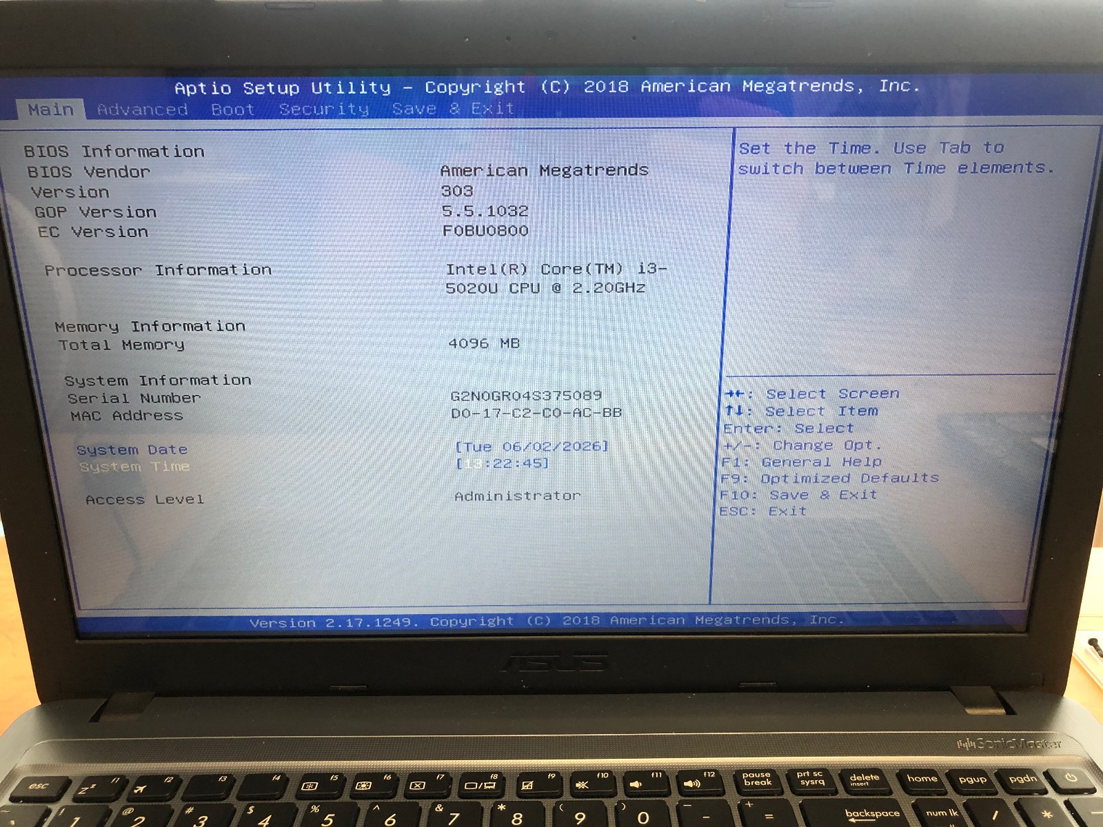 ASUS X540L 15.6″ Notebook PC w/ i3-5020U 2.2GHz CPU 4GB RAM 1TB HDD Windows 10