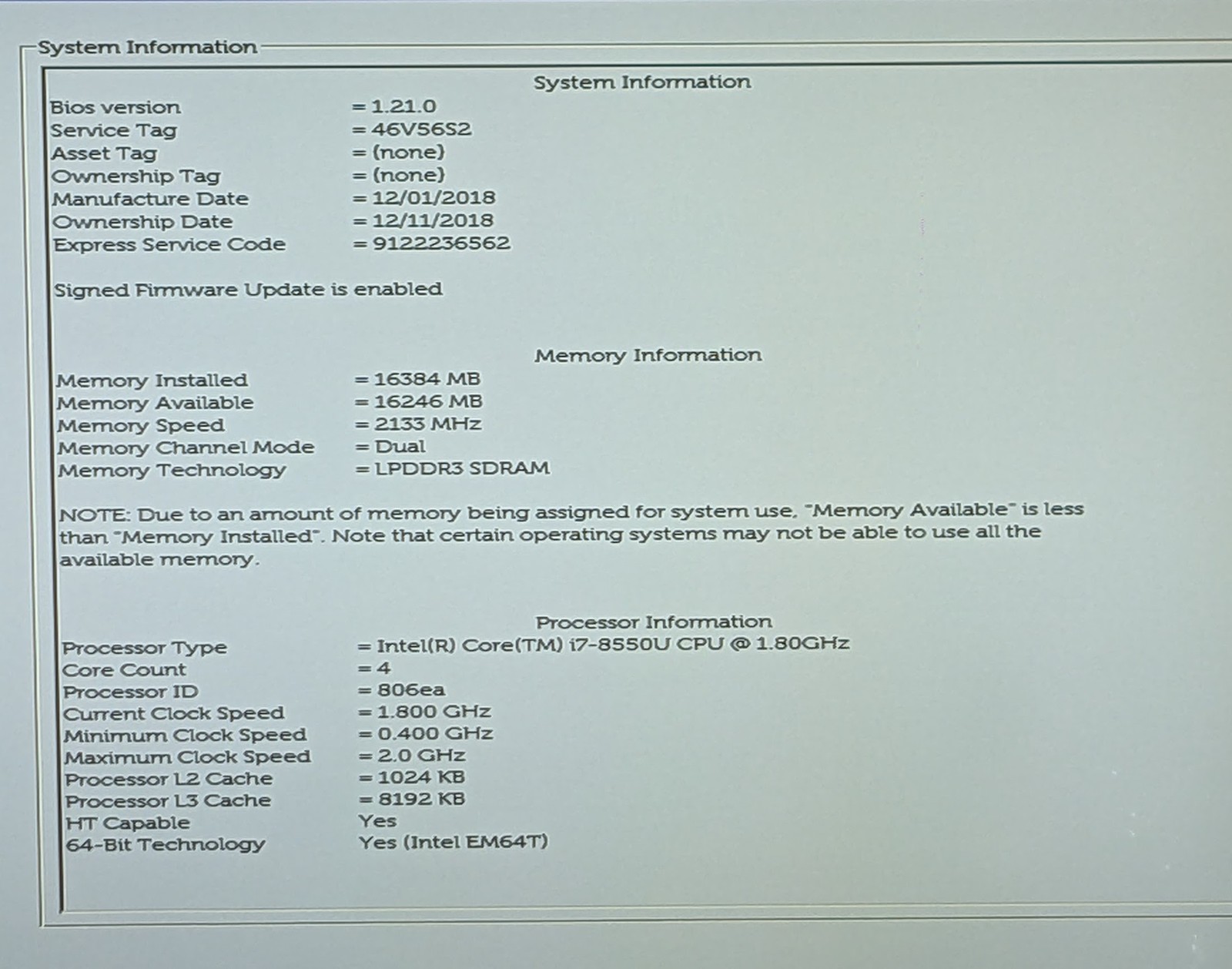 Dell XPS 9370 13″ UHD 4K Touch I7-8550U 512GB 16GB W11P Backlit FP Reader IRCam