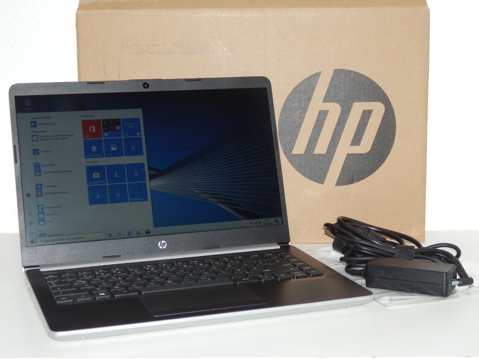 HP 14-dk0304ng, AMD Athlon 300U, 8GB Ram, 256GB SSD, Vega 3, 14″ Zoll HD, OVP