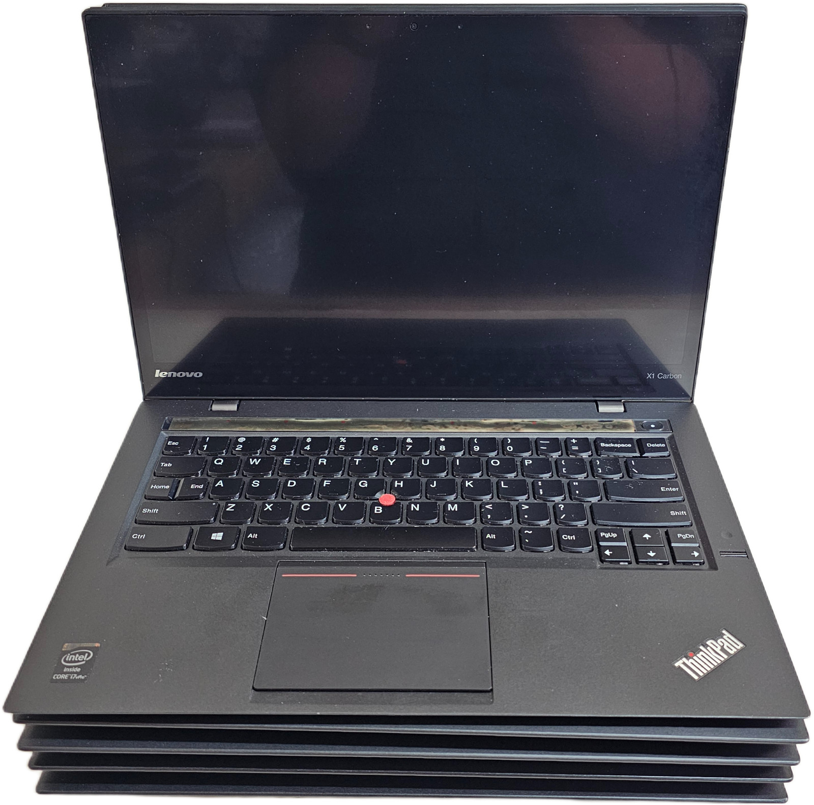 5 Laptop Lot – Lenovo ThinkPad X1 Carbon 2nd & 3rd Gen – i7 8GB 14″ – Sold As-Is