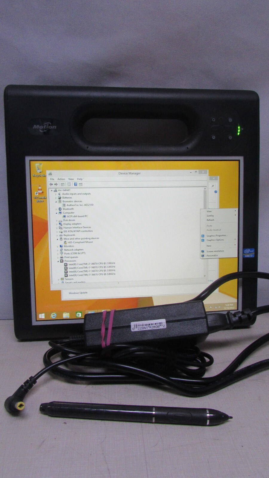 Motion Tablet MCF5t CFT-003 i7 3667U/4GB /128 SSD 10.4”Touchscreen