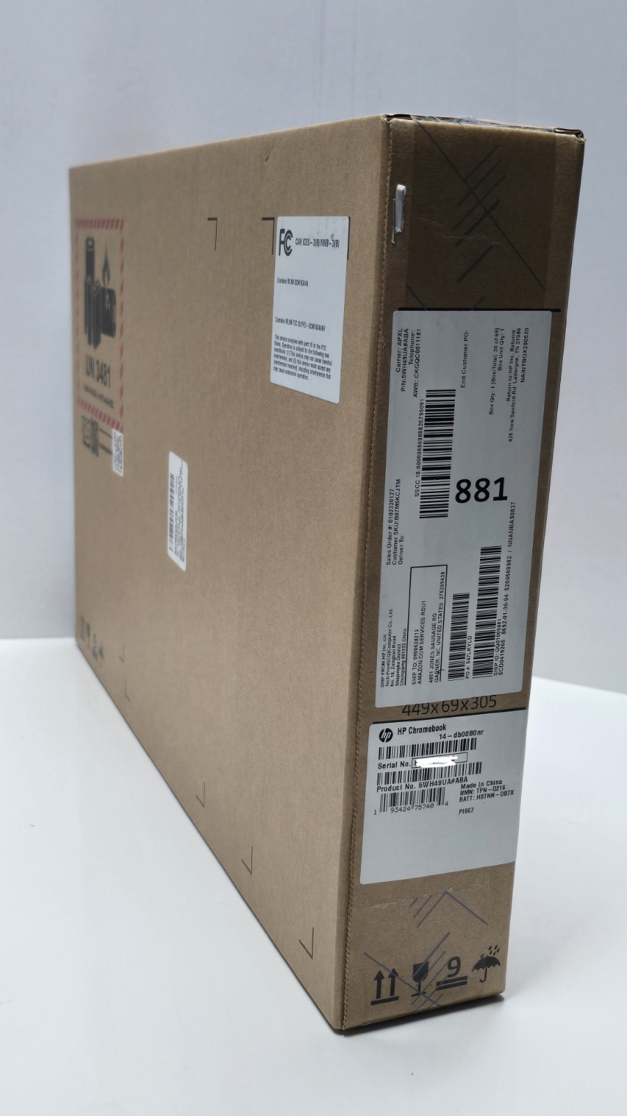 HP Chromebook 14″ (32GB, AMD A4, 1.6 GHz, 4 GB) Laptop – Ink Blue – 14-db0080nr