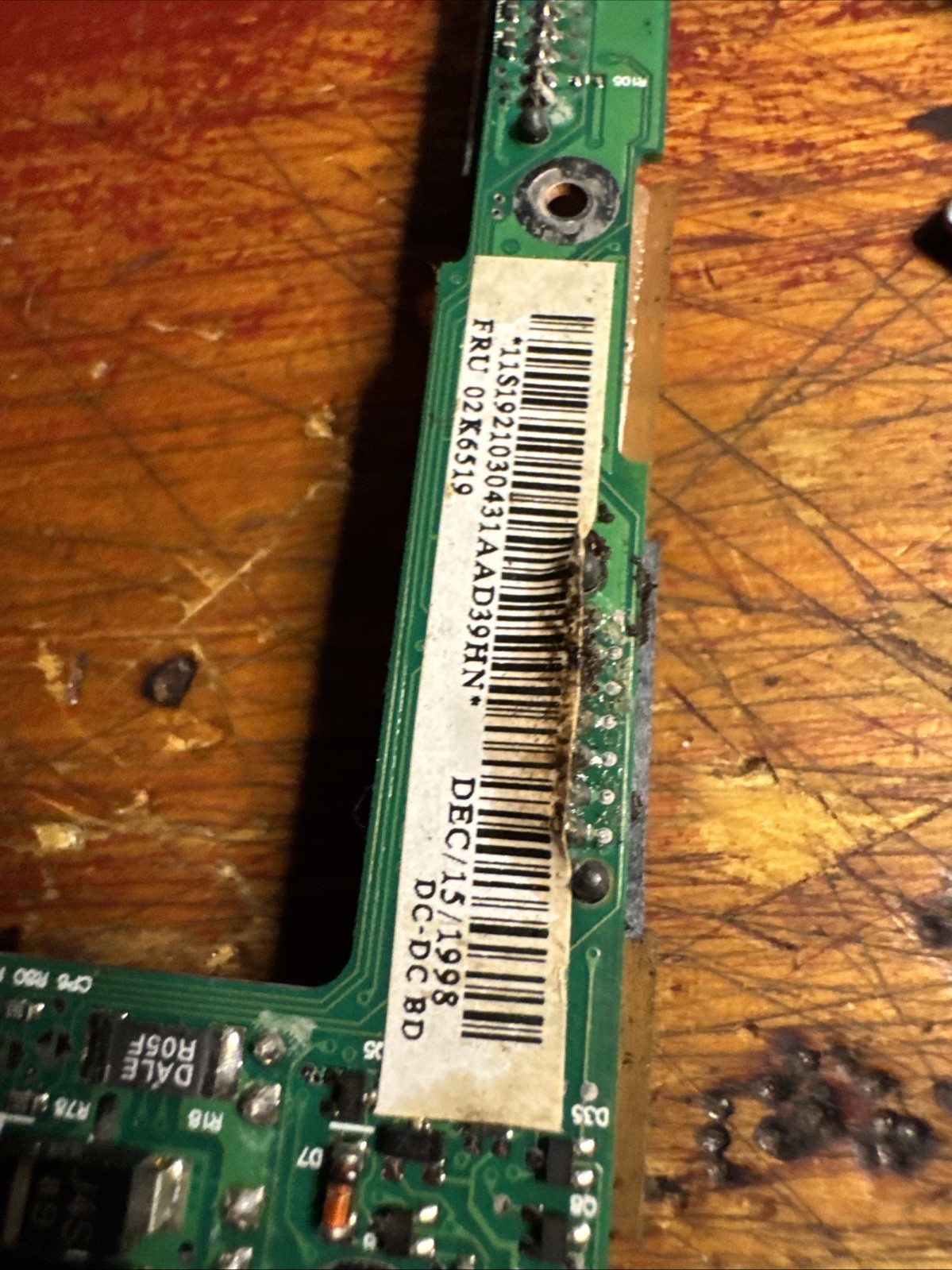 Lot Of 5 random parts (from IBM thinkpads 90s laptops) RAM 32 DIMM / 64mb /CPU+