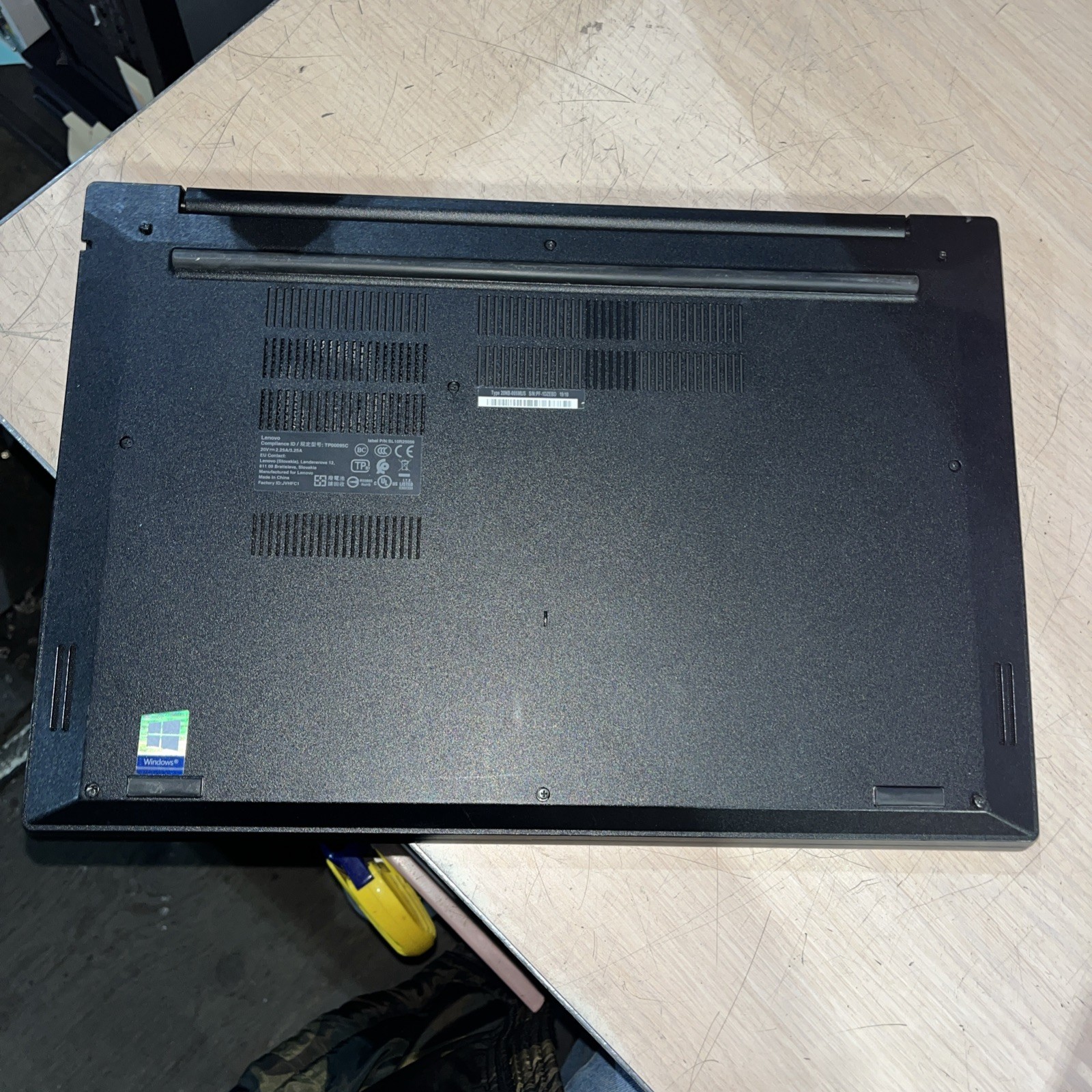 LENOVO THINKPAD E590 INTEL CORE I5-8265U 1.60GHZ 16GB RAM NO HD