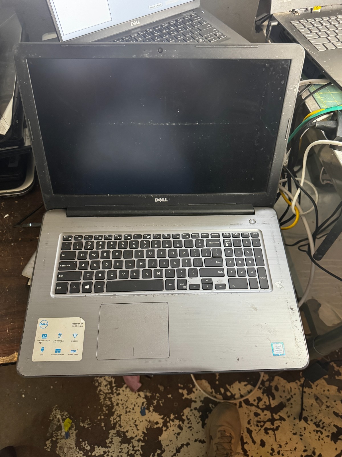 Dell Inspiron 17 5000 Series Core i5 7th Gen Laptop for Parts/Repair #6221