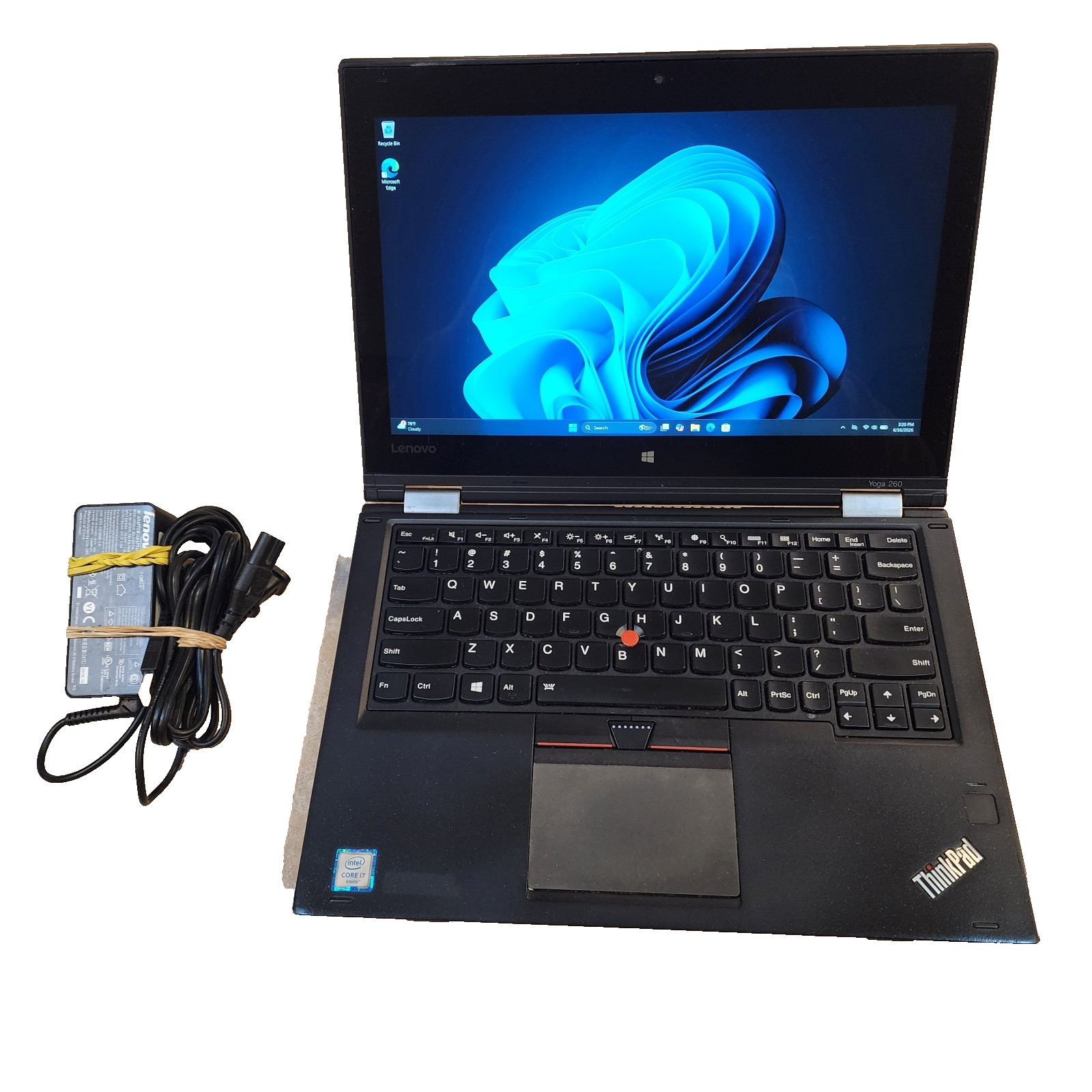 2-in-1 Lenovo ThinkPad Yoga 260 12″ IPS FHD I7-6500U 512GB SSD 8GB RAM Win11