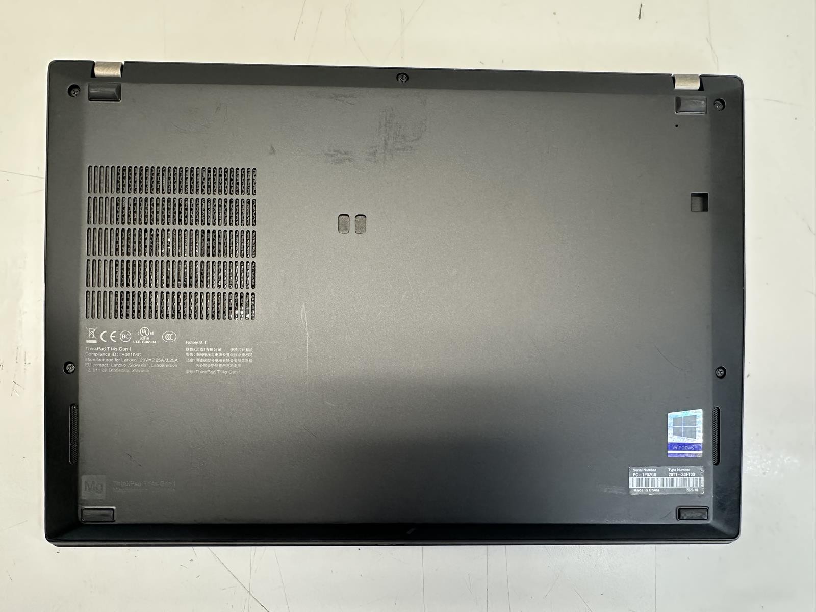 Lenovo Thinkpad T14s Gen1 i7-10610U @ 1.80GHz 16GB RAM 256GB NVMe Win11Pro 4217