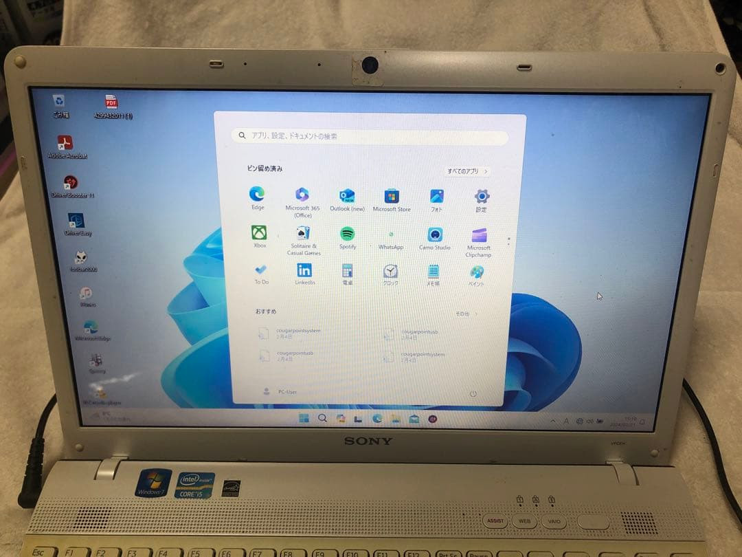 SONY VAIO VPCEH38FJ Core i5-2450M 6GB SSD 500GB Windows 11 Home Used Japan
