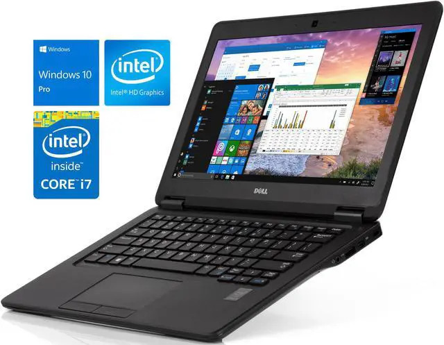 Dell Latitude E7250 12.5 in i7-5600U 8GB RAM 1TB SSD Mini W10 Pro
